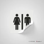 Cartello toilette standard