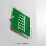 Cartello scala di evacuazione E059