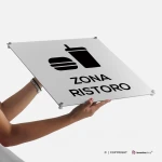 Cartello zona ristoro