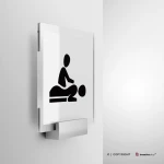 Cartello sala massaggi