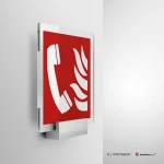 Cartello telefono di emergenza antincendio F006