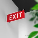 Cartello EXIT antincendio mod. 2:1