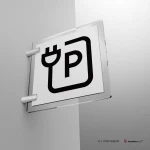Cartello punto di ricarica per veicoli elettrici