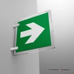 Cartello freccia evacuazione E005 / E006