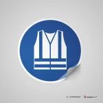 Cartello obbligatorio indossare indumenti ad alta visibilità M015