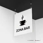 Cartello zona bar