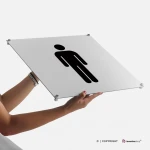 Cartello toilette standard