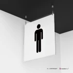 Cartello toilette standard