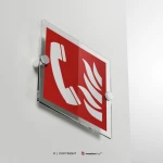 Cartello telefono di emergenza antincendio F006