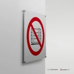 Cartello vietato ostruire il passaggio P023