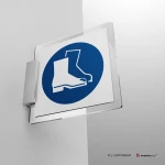Cartello calzature di sicurezza obbligatorie M008