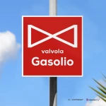 Cartello valvola gasolio