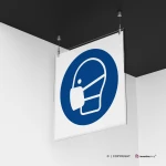 Cartello maschera obligatoria M016