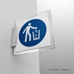 Cartello obbligo di usare il cestino per i rifiuti M030