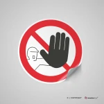 Cartello vietato l'accesso
