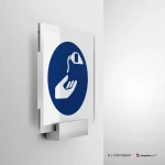 Cartello obbligatorio usare crema protettiva M022