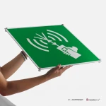 Cartello radiotelefono a due vie VHF E051