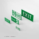 Cartello evacuazione EXIT mod. 2:1