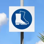 Cartello calzature di sicurezza obbligatorie M008