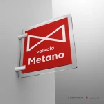Cartello valvola metano