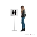 Cartello toilette standard