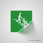 Cartello sedia di evacuazione E060