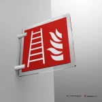 Cartello scala antincendio F003