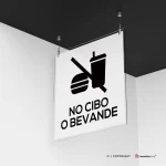 Cartello no cibo o bevande