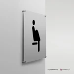 Cartello posto riservato donna incinta