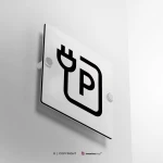 Cartello punto di ricarica per veicoli elettrici