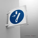 Cartello obbligo di togliere tensione prima di iniziare lavori o riparazioni M021