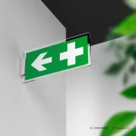 Cartello pronto soccorso con freccia mod. 2:1