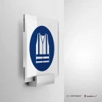 Cartello obbligatorio indossare indumenti ad alta visibilità M015
