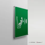 Cartello orientamento sedile per bambini (CPOD) E014