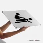 Cartello sala massaggi