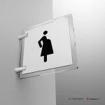 Cartello posto riservato donna incinta