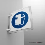 Cartello maschera per la saldatura obbligatoria M019