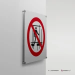 Cartello vietato utilizzare ponteggi incompleti P025
