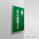 Cartello doccia di emergenza E012
