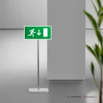 Cartello uscita porta d'emergenza mod. 2:1