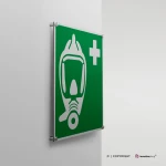 Cartello autorespiratore d'emergenza E029