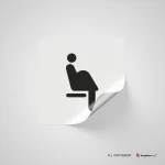 Cartello posto riservato donna incinta