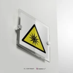 Cartello pericolo radiazioni ottiche W027