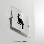 Cartello posto riservato donna incinta