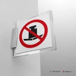 Cartello vietato appoggiare carichi pesanti P012