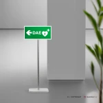 Cartello DAE defibrillatore direzionale mod. 2:1