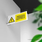 Cartello pericolo corrente elettrica mod. 2:1