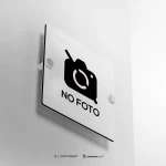 Cartello no foto
