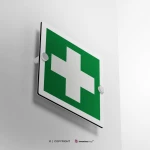 Cartello pronto soccorso croce E003