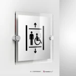 Cartello ascensore